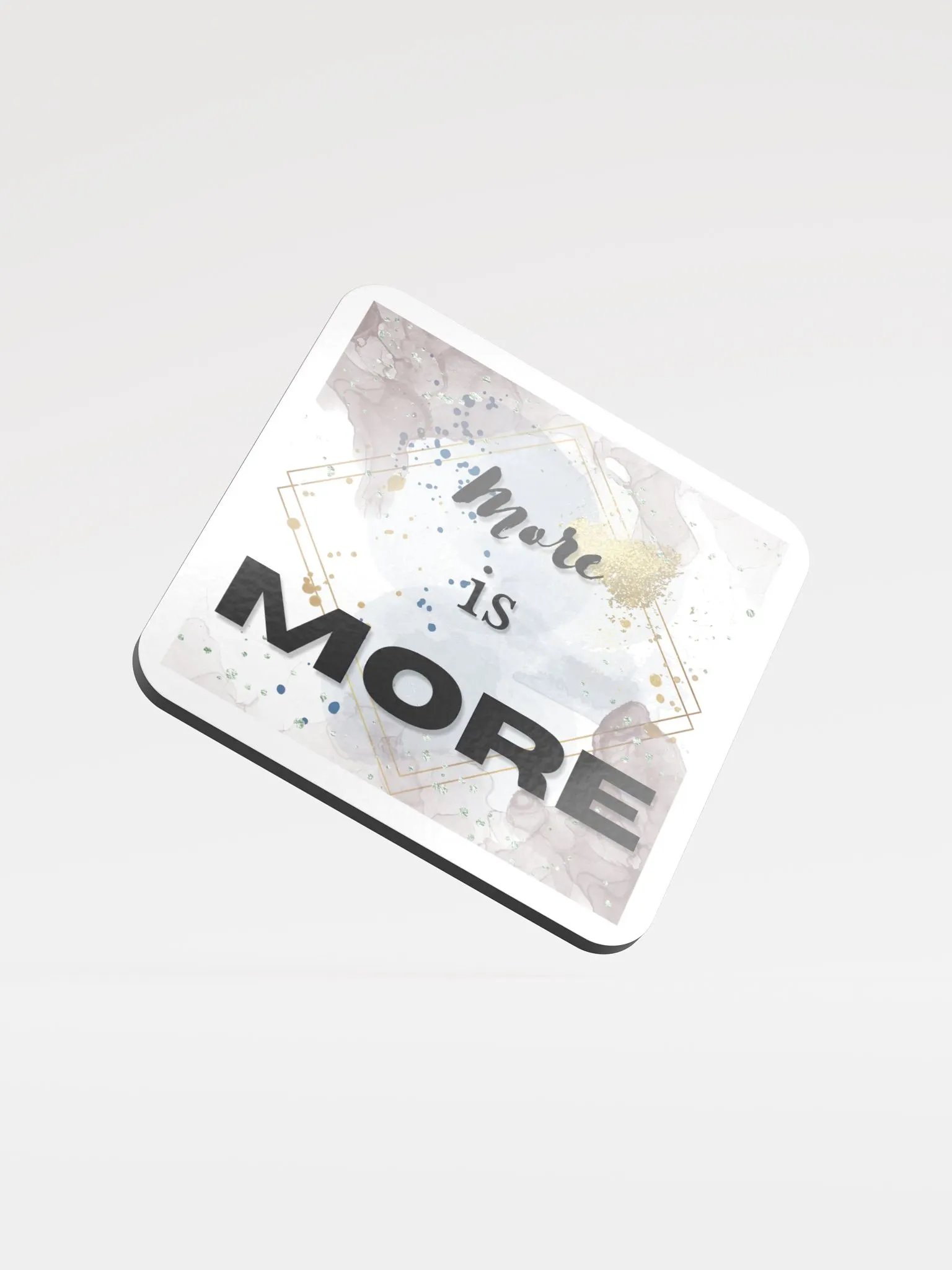 More is MORE Purple Coaster product image (1)