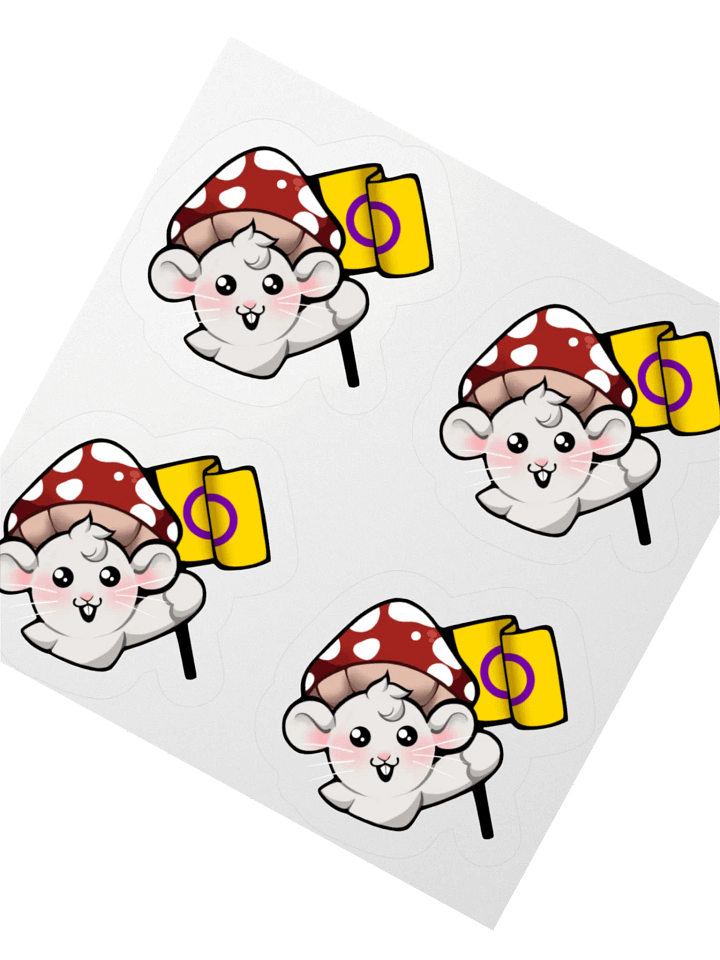 Intersex Pride Flag Stickers product image (2)