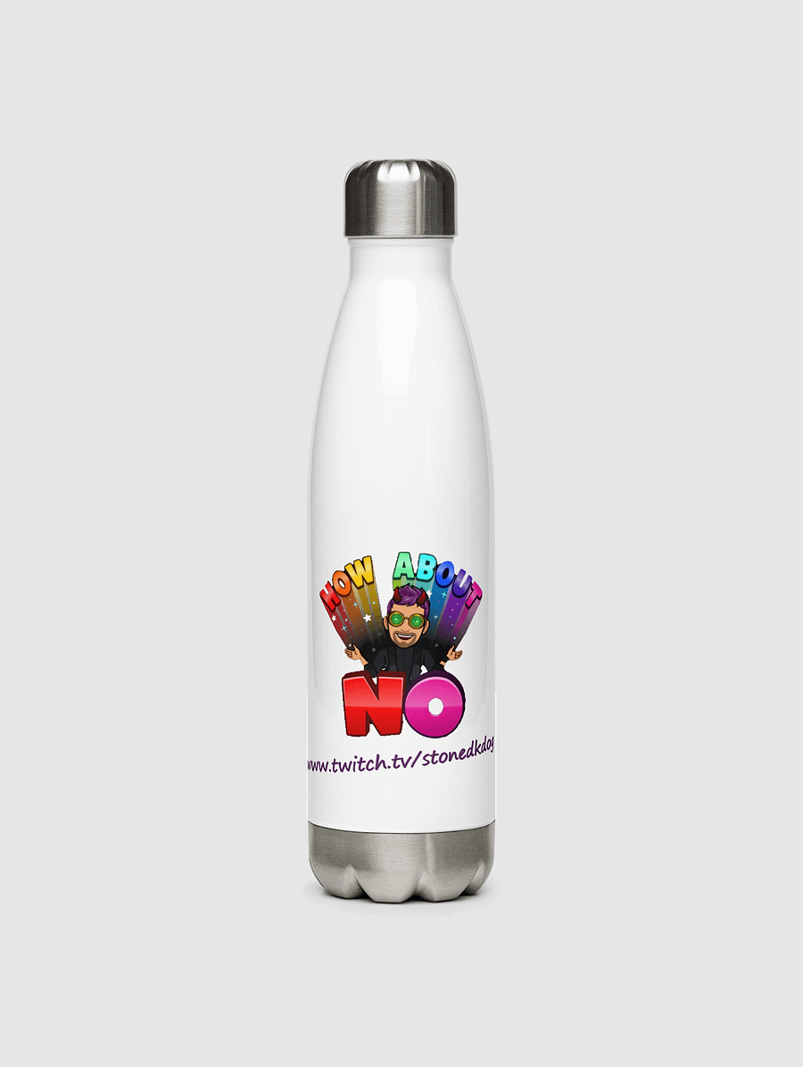How About No Stainless Steel Water Bottle product image (1)
