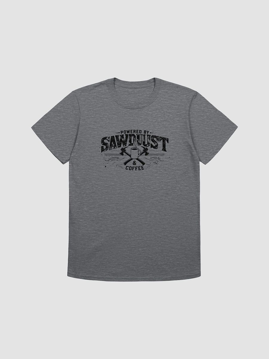 Powered by Sawdust & Coffee – Vintage Carpenter Tee product image (3)