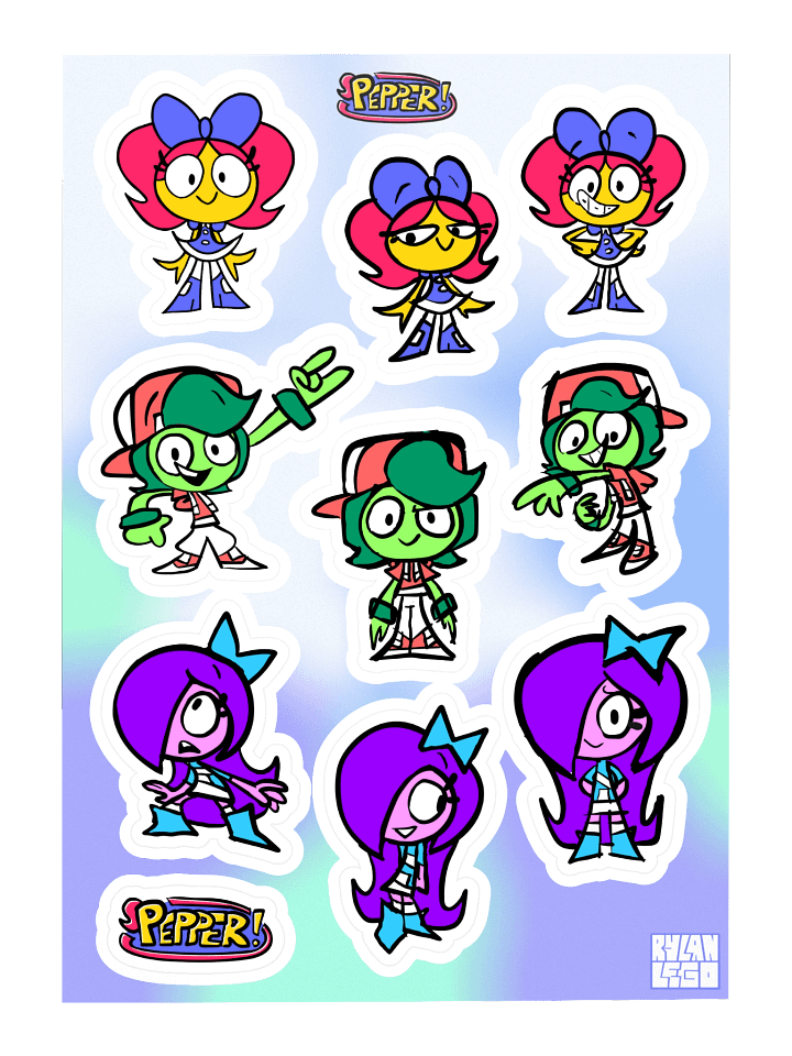 Pepper Sticker Sheet product image (1)
