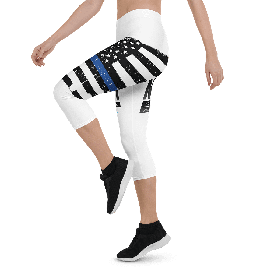 Nik The Hat | White Leggings – Summer ’25 BACK THE BLUE Edition product image (4)