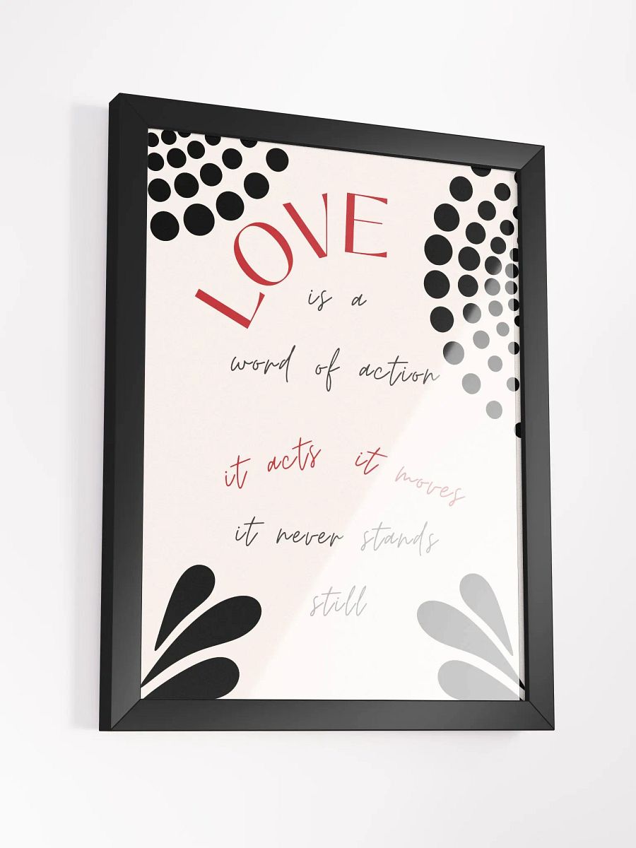 Dynamic Love Action Framed Poster product image (3)