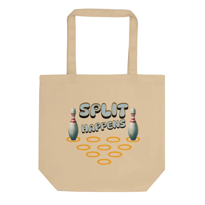 Split Happens 10pin Bowling Eco-Friendly Tote Bag product image (1)