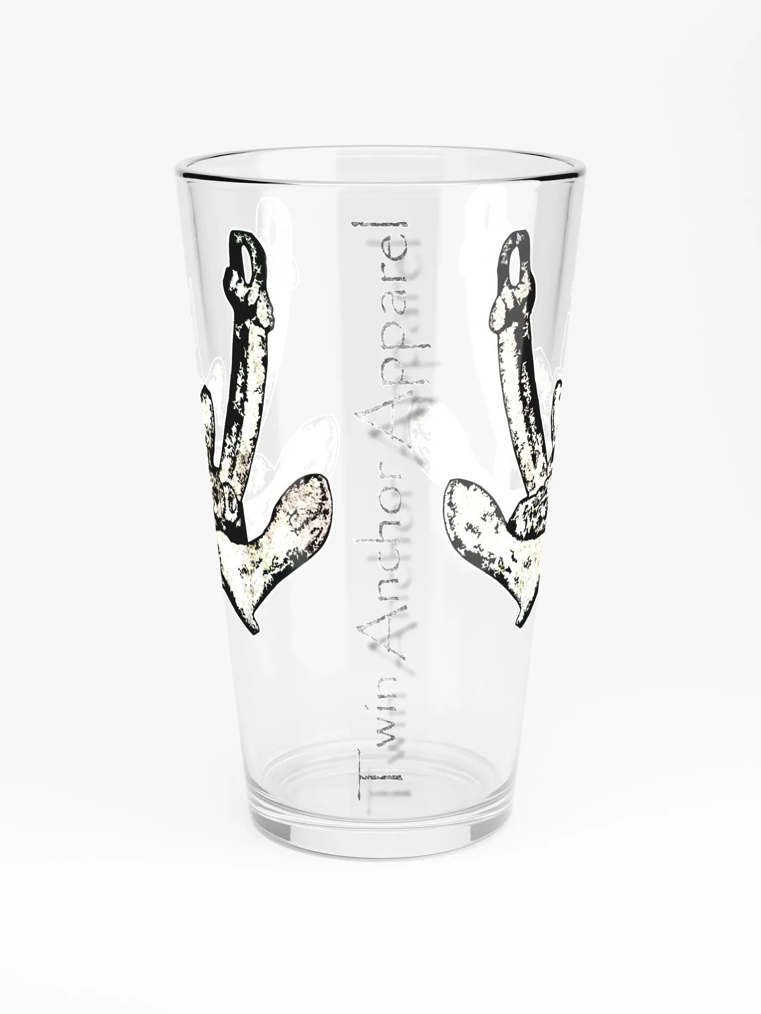 Twin Anchor & Marshall 16oz Pint Glass product image (3)