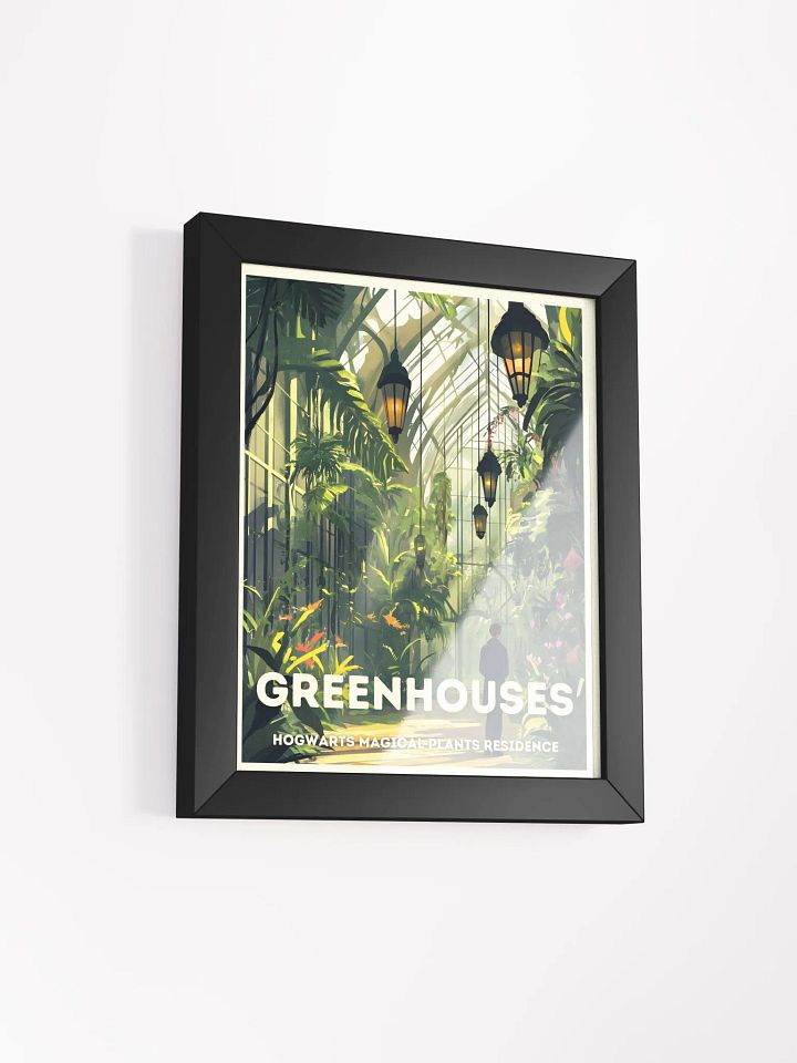 Hogwarts Greenhouses Vintage Travel Poster product image (2)