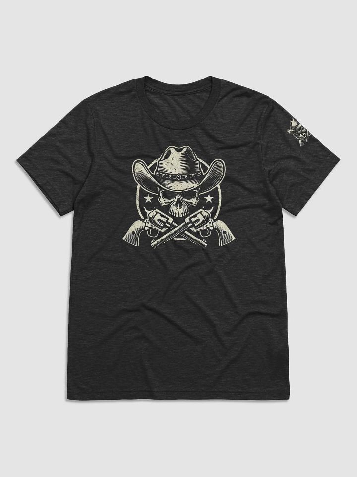T-Shirt "Outlaw Spirit" – Crâne, Cowboy & Revolvers product image (8)