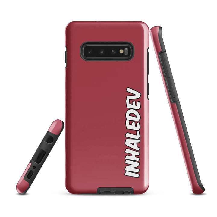 Red InhaleDev Samsung Tough Case product image (1)