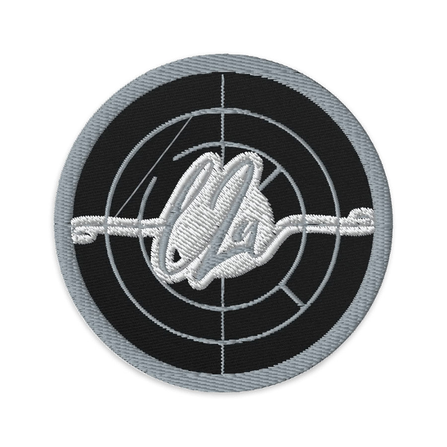 Lrn2aim Circular Embroidered Patch product image (1)