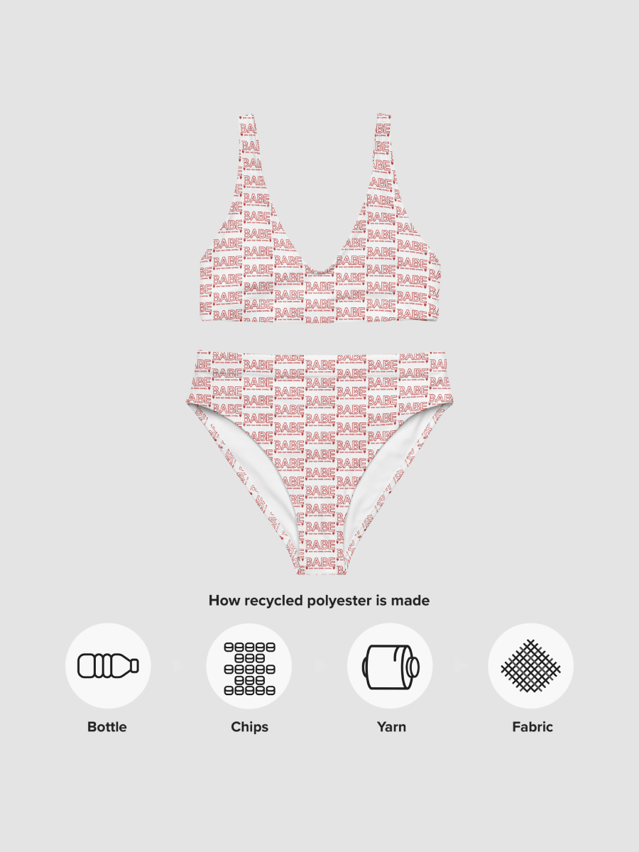 [Avaryana Rose] All-Over Print Recycled High Waisted Bikini Sublicolor 023B product image (4)