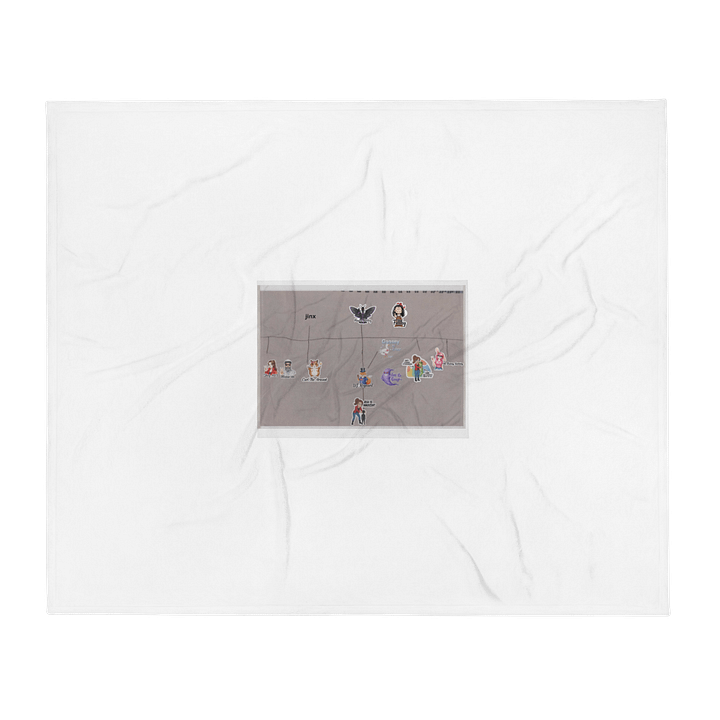 Mothy's family tree Blanket product image (1)