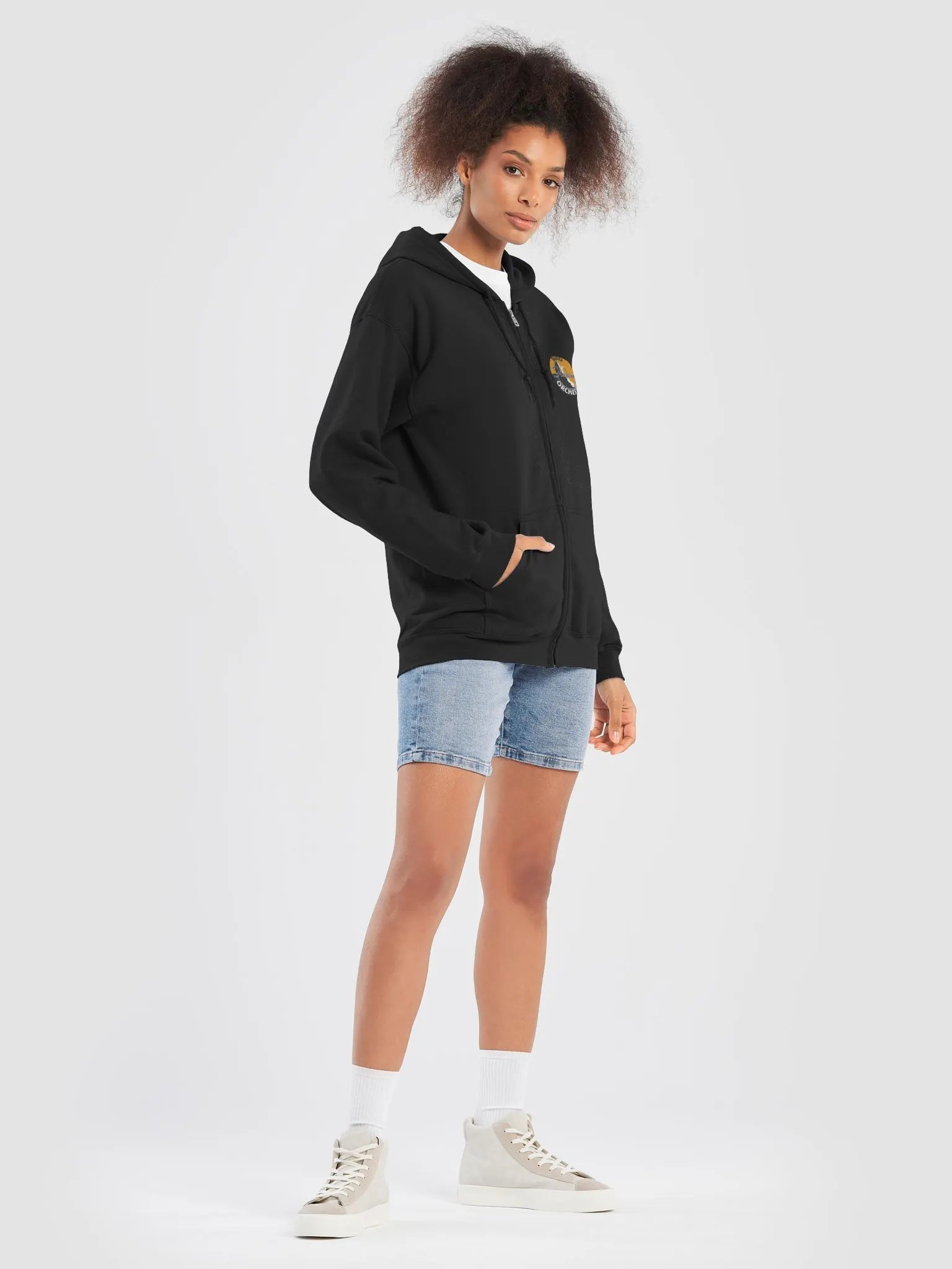 Flushing Band Orchestra Emblem Zip Hoodie product image (7)