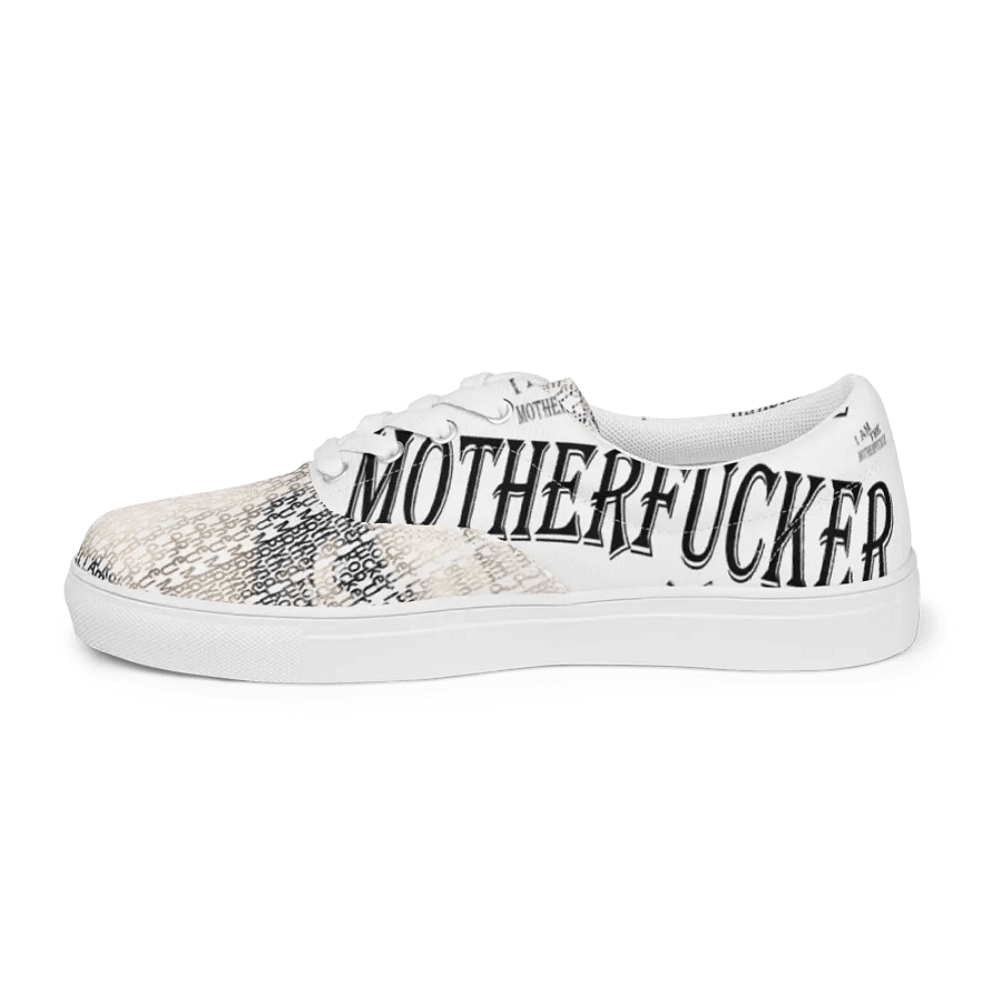 I Am The Motherfucker/Rob Vinyl Typography Trainers product image (11)