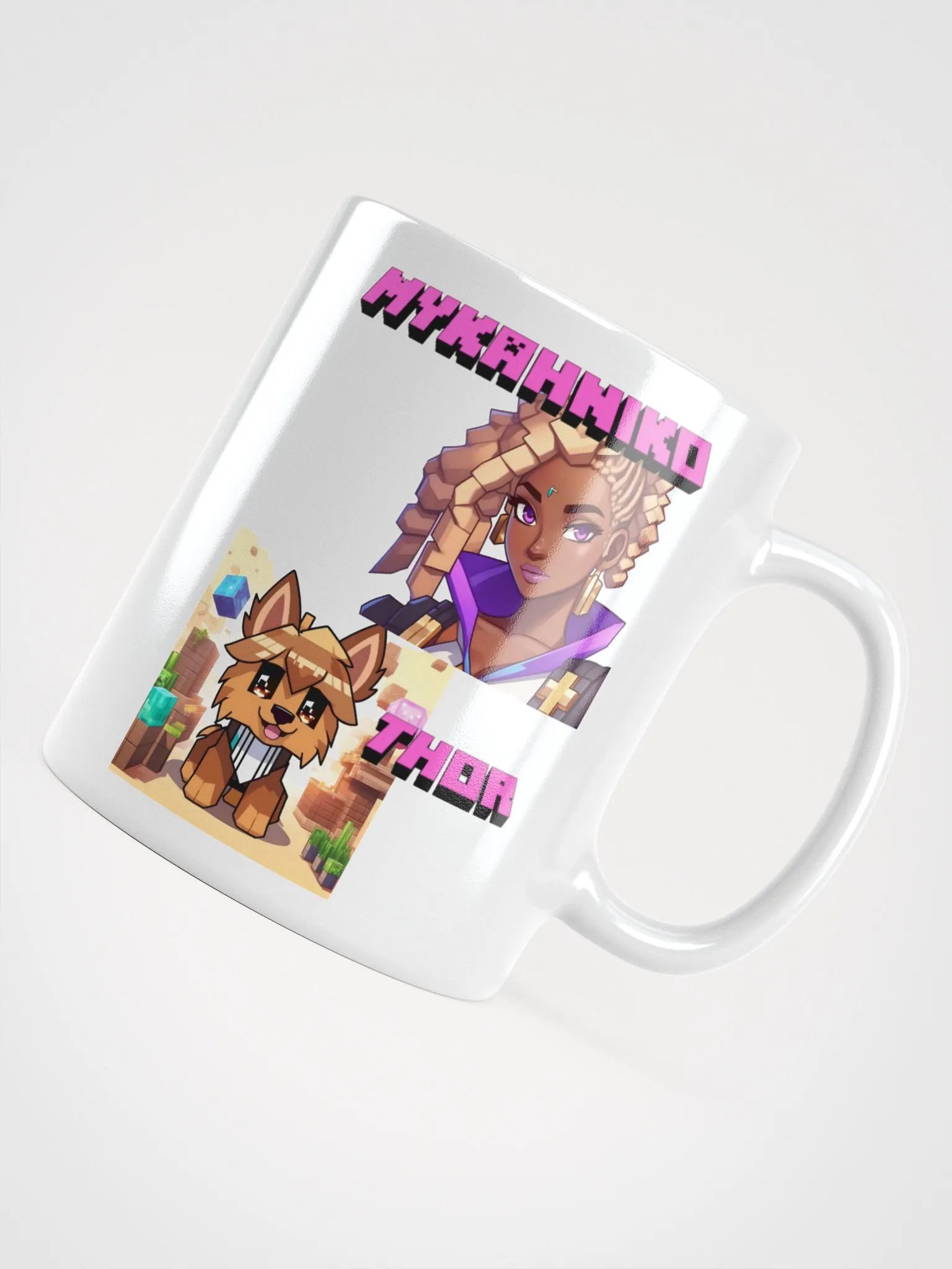 Minecraft Mykah and Thor Mug product image (11)