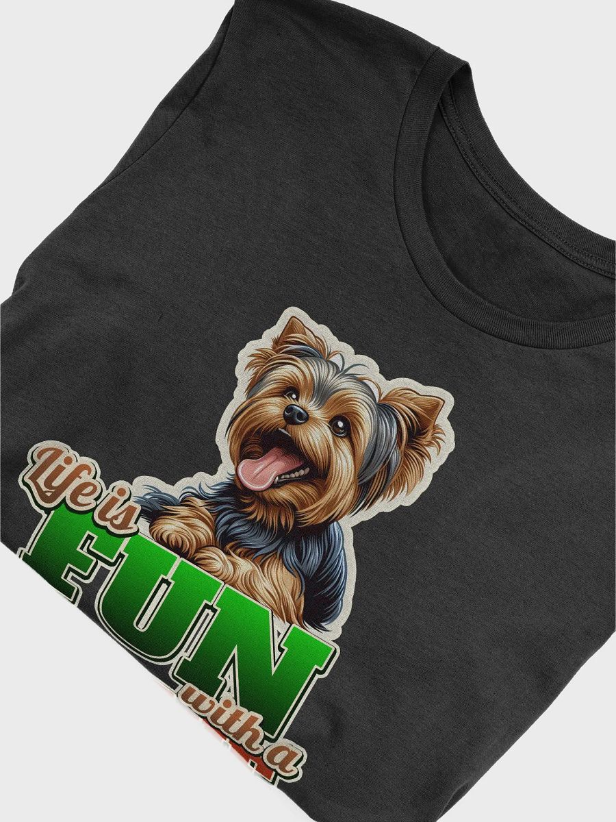 Fun with Yorkie Illustrated T-shirt product image (50)