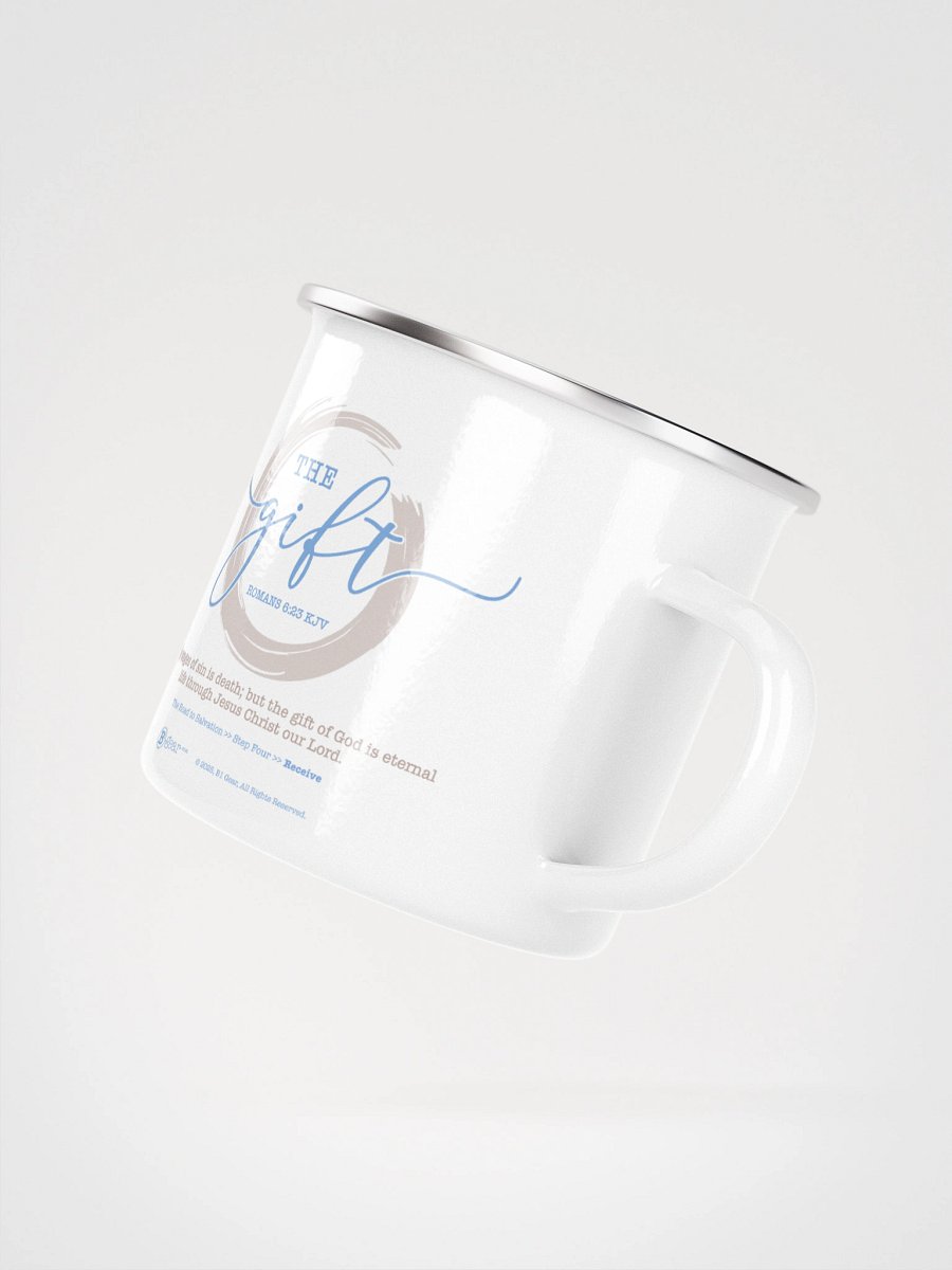 Mug, The Road to Salvation, Step 4, THE GIFT/Receive, Premium Enamel Mug product image (6)