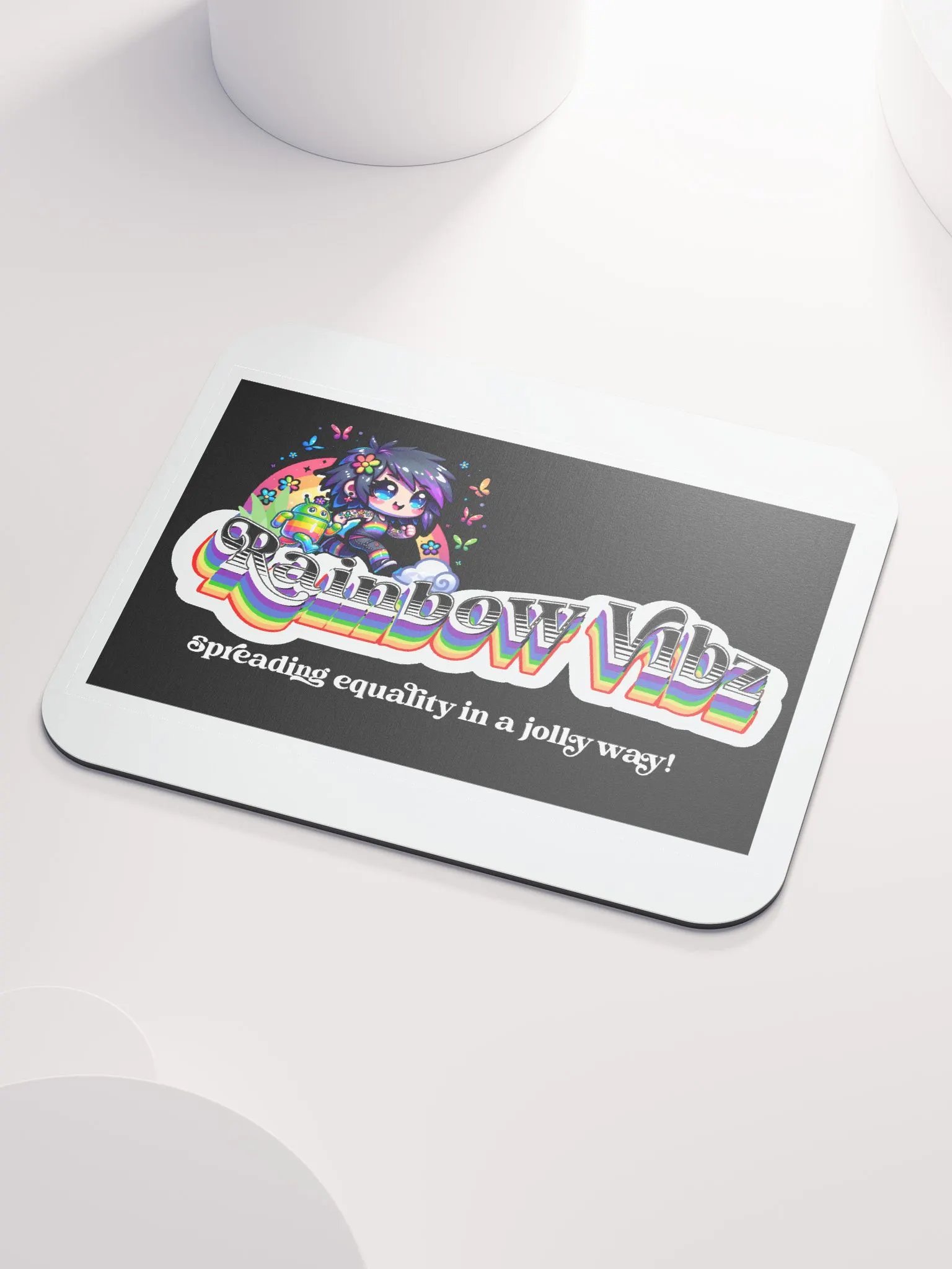 Rainbow Vibz Mouse Pad product image (3)