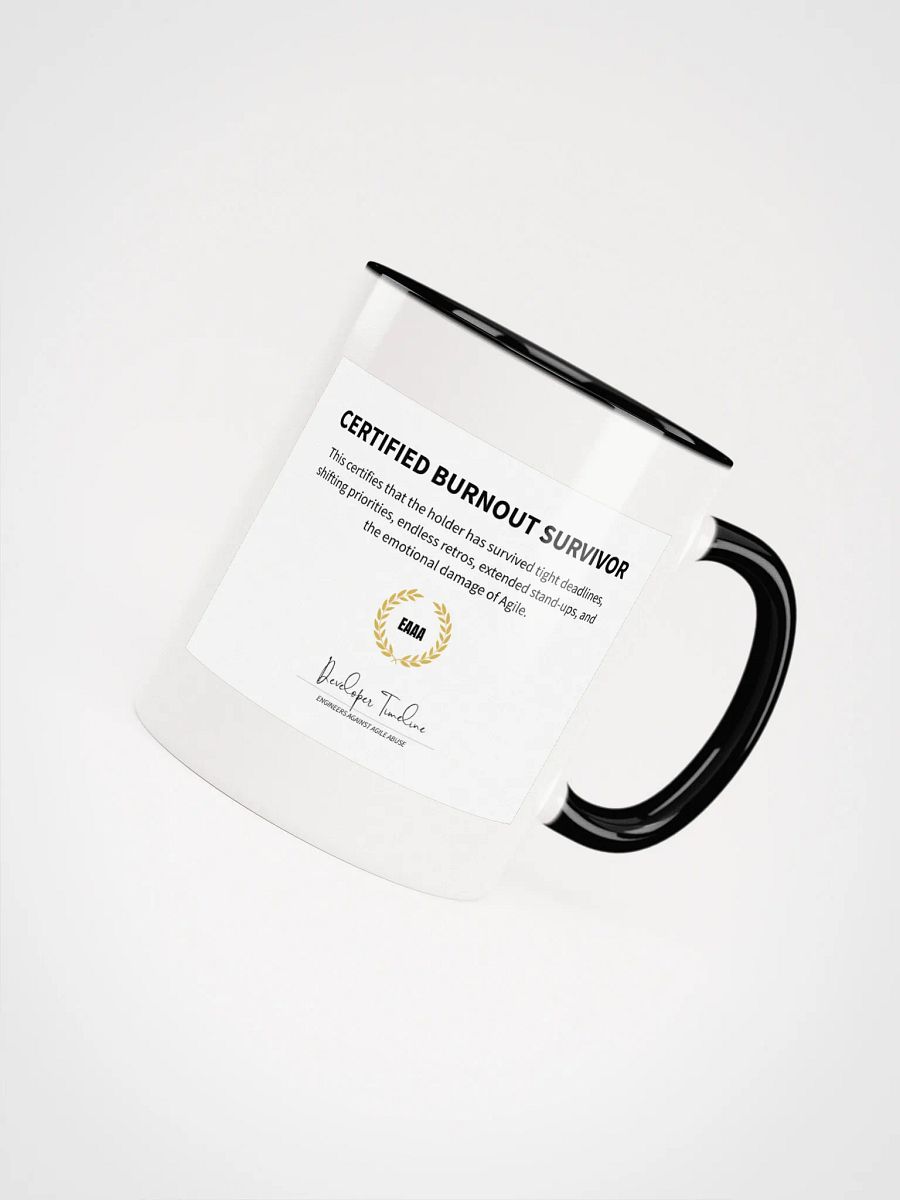Certified Burnout Survivor - White Mug product image (4)