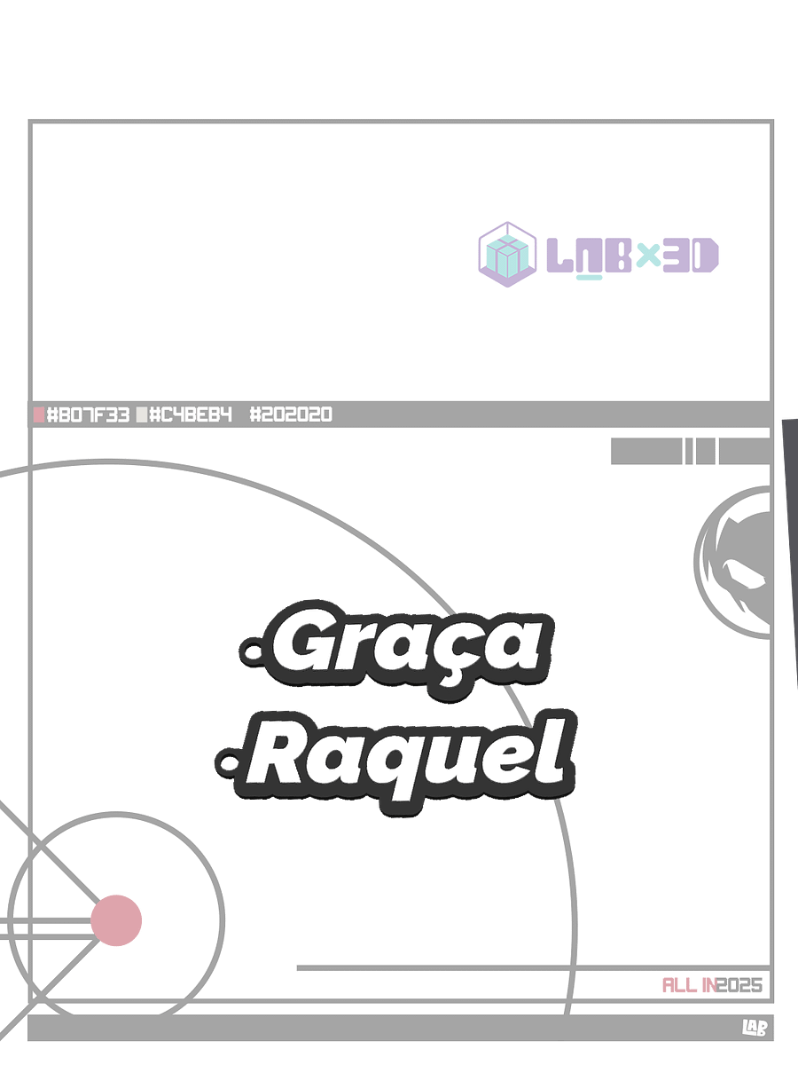 Porta-Chaves com Nome / Nickname product image (1)