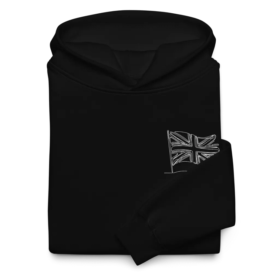 Minimalist UK Flag Line Art Design Unisex Oversized Hoodie product image (12)