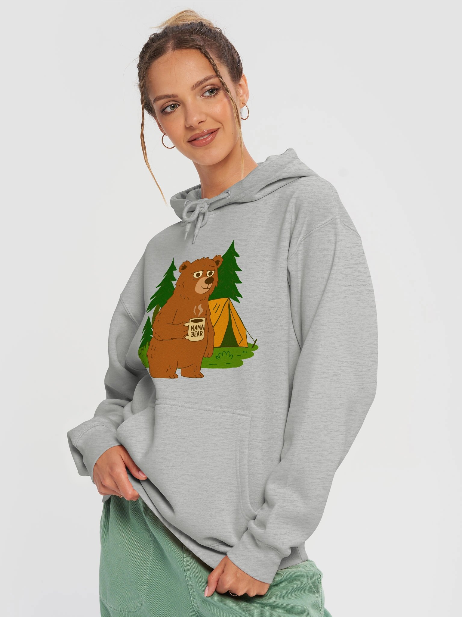 Tired Mama Bear Hoodie product image (2)