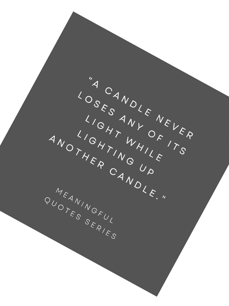 A Candle Never Loses It's Light. product image (2)