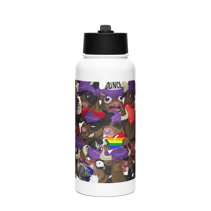 Yuuma Emote Collage SS Water Bottle product image (1)