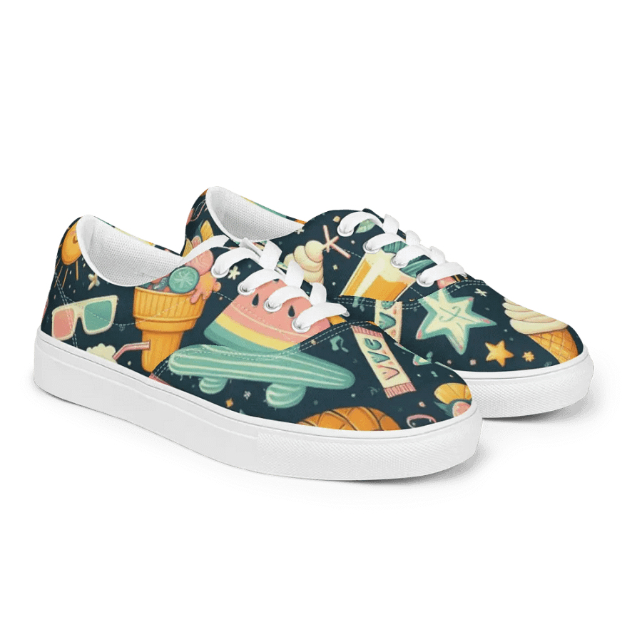 Summer Vibes Retro Canvas Shoes product image (10)