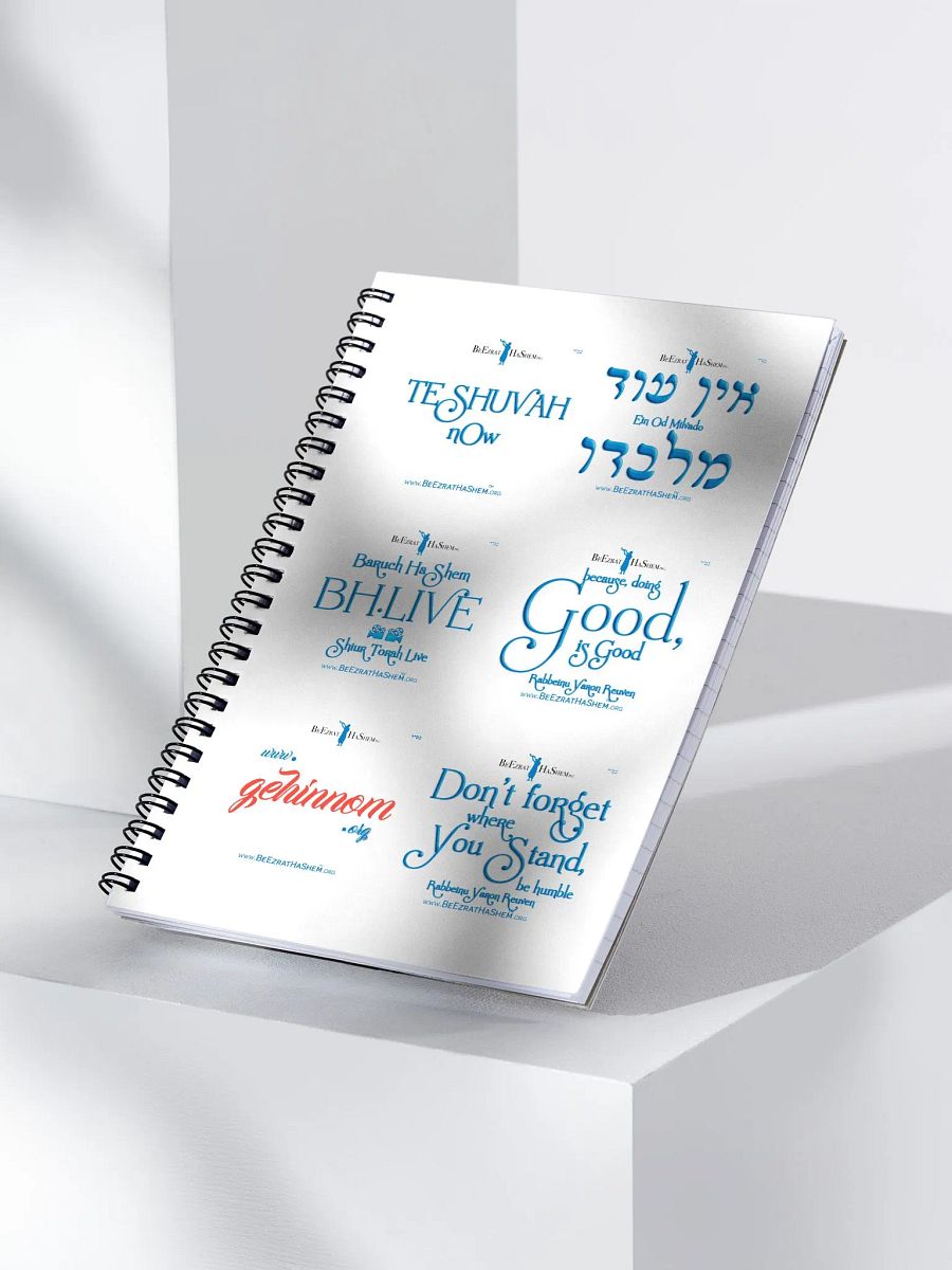 Meaningful Reminders Collage Cover (140 dotted pages) Spiral Notebook product image (4)