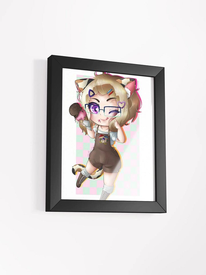 Ice Cream Chibi - Framed Print product image (2)