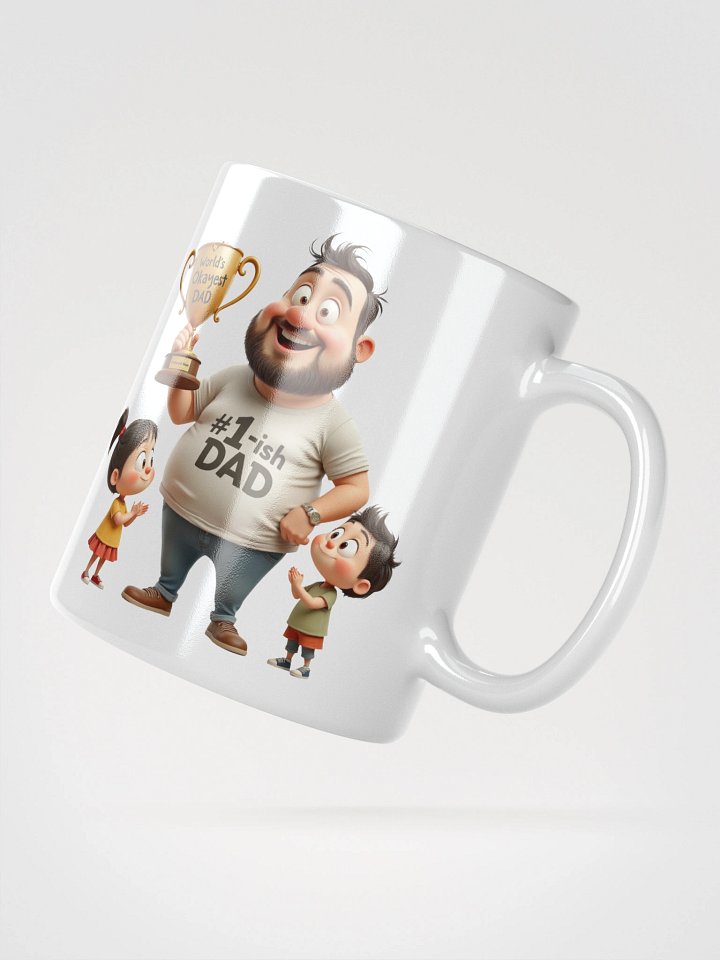 World’s Okayest Dad – Funny Cartoon Father’s Day Design product image (2)