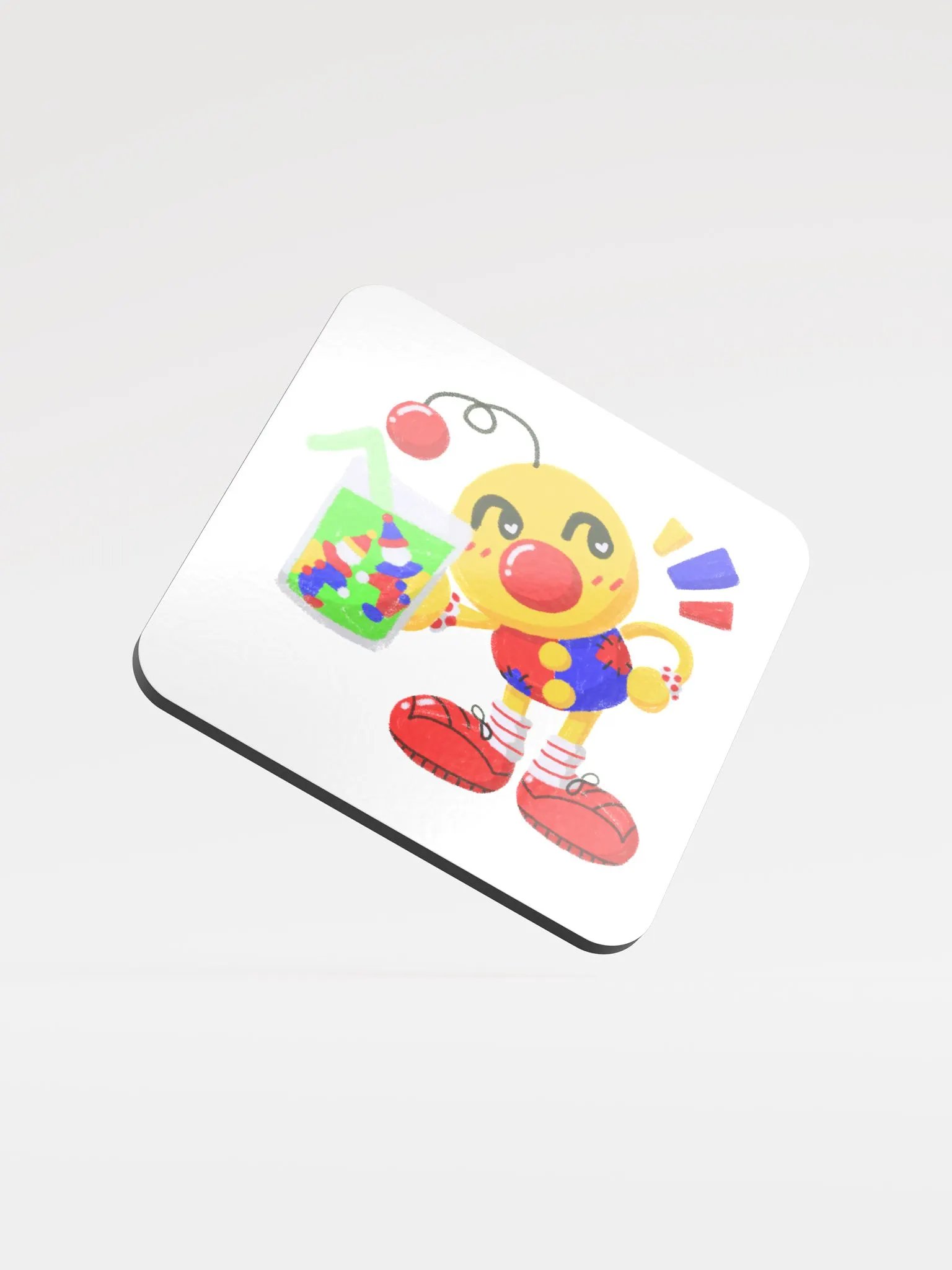 Boyoyoing Clown Soda Hearts Coaster product image (1)