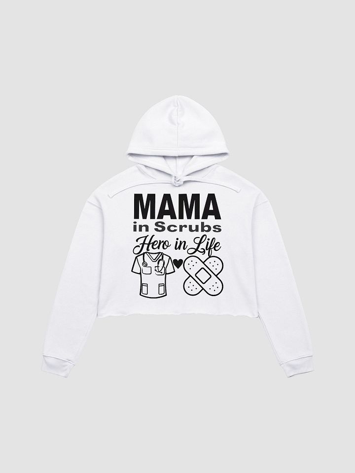 MAMA in Scrubs Crop Hoodie product image (1)