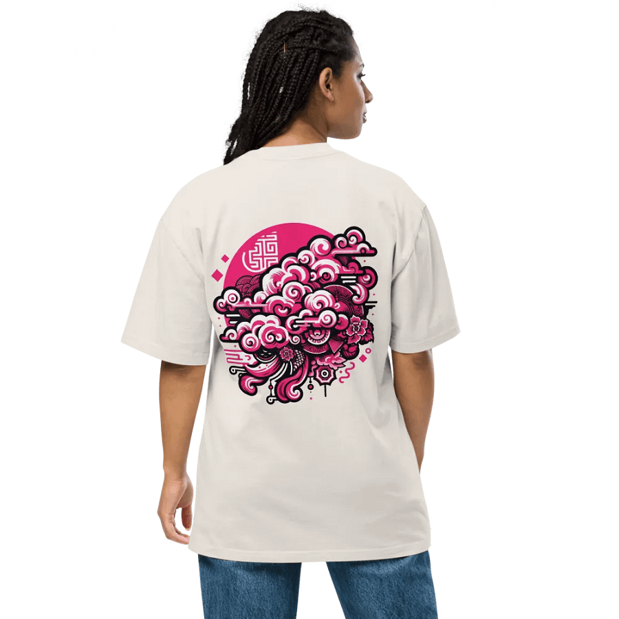 Samurai Shadows -AS Colour Premium Oversized Faded T-Shirt product image (10)