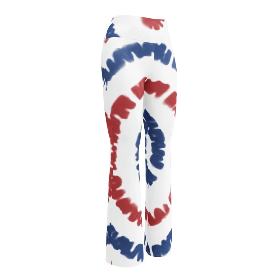 Vibrant Spiral Flare Leggings product image (9)