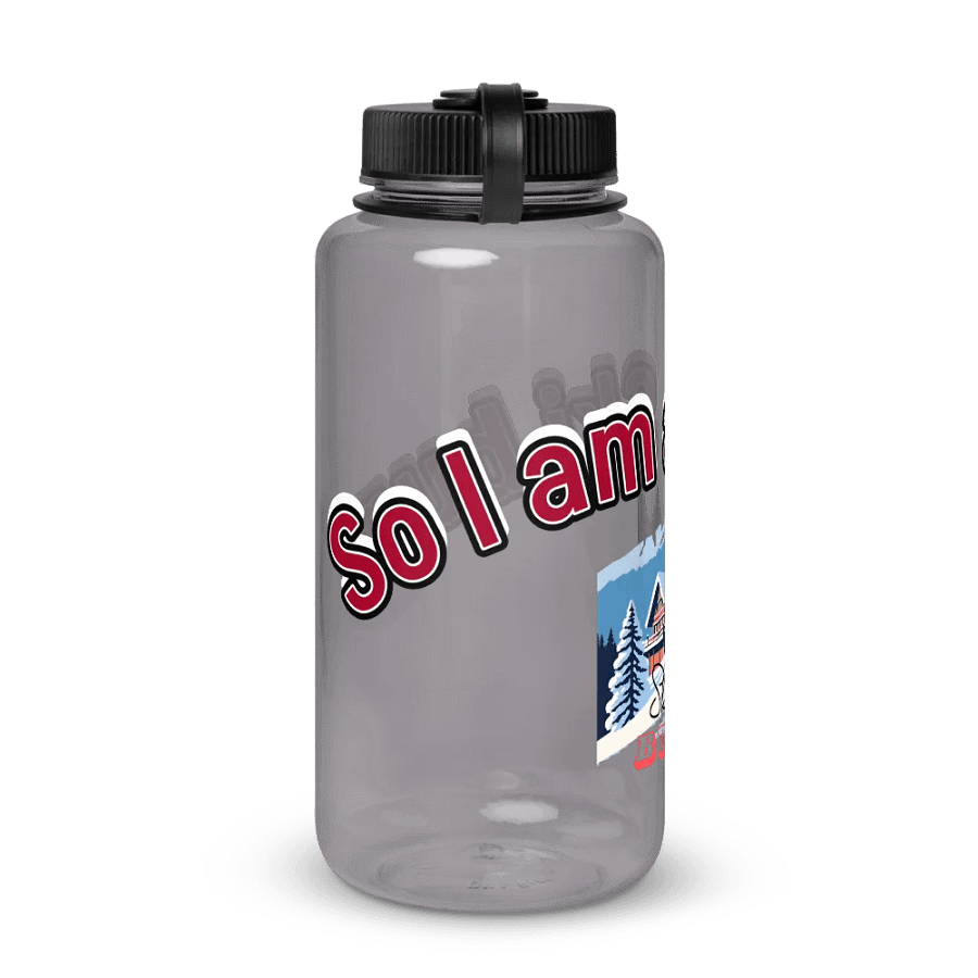 Mountain Skibum Wide Mouth Water Bottle product image (4)