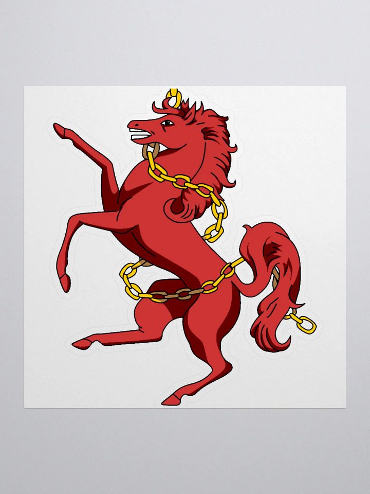 Chained Horse Sticker - Choose Your Size 🇦🇺 🇨🇦 🇪🇺 🇺🇸 product image (1)