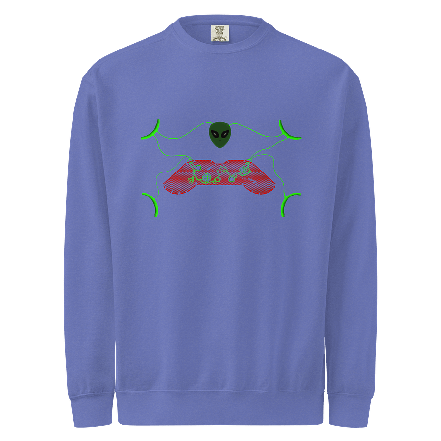 Galactic Gamer Alien Sweatshirt product image (1)