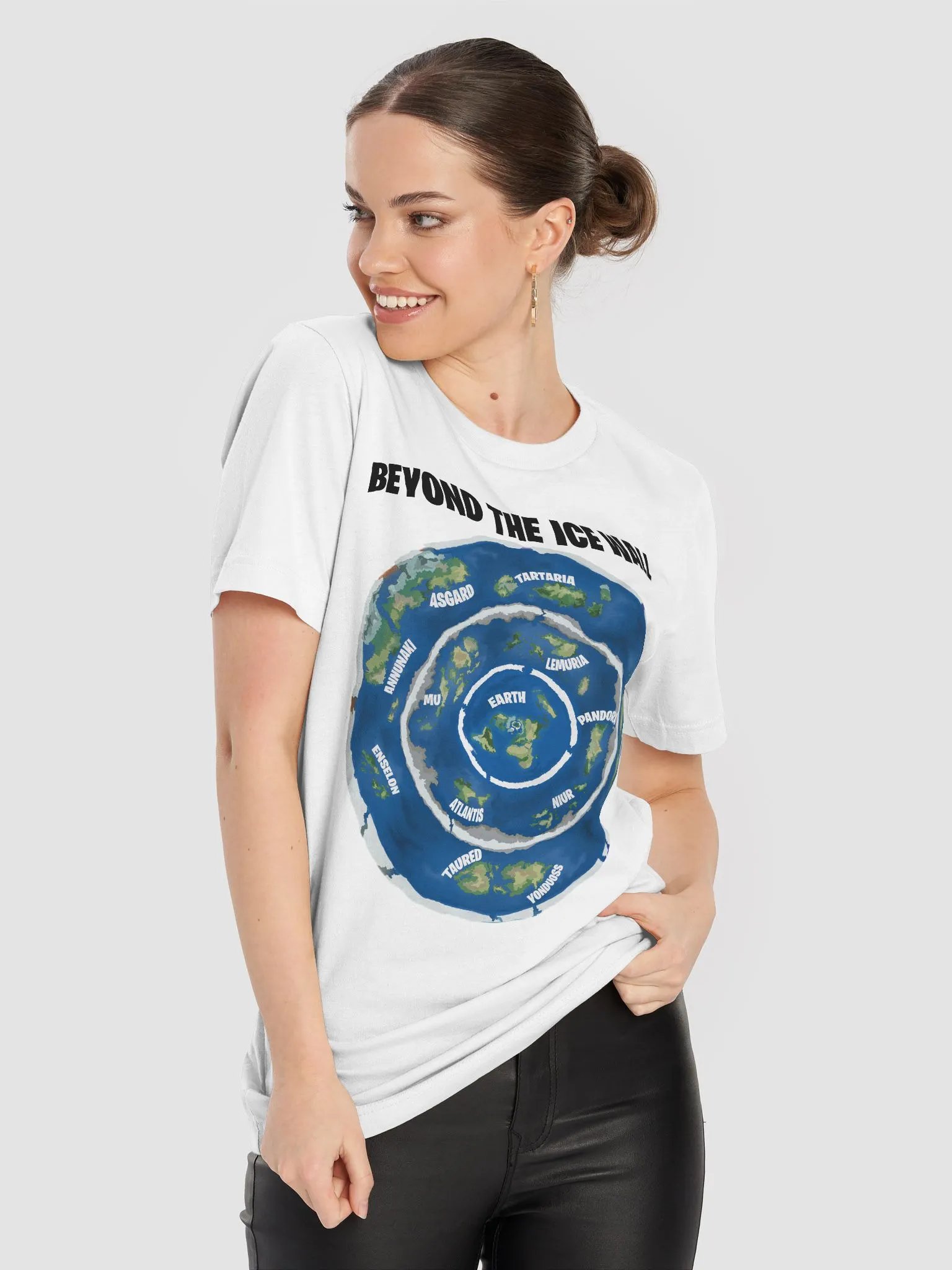 Premium Supersoft T-Shirt Beyond The Ice Wall Map product image (18)