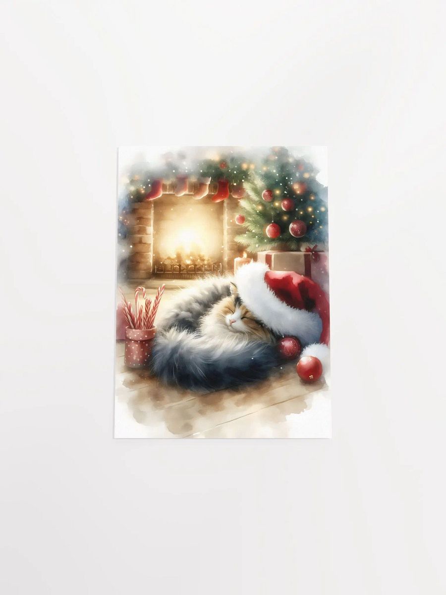 Christmas Cat Nap Poster product image (10)