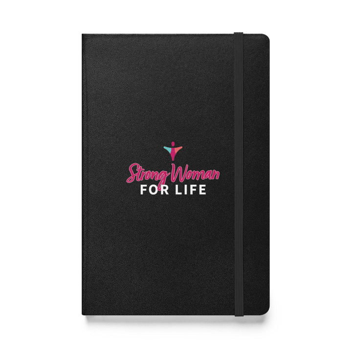 STRONG WOMAN | Hardcover Notebook Black product image (1)