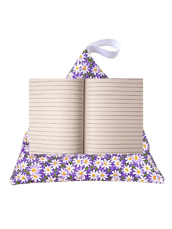 Daisies On Purple Background Fabric Print product image (4)