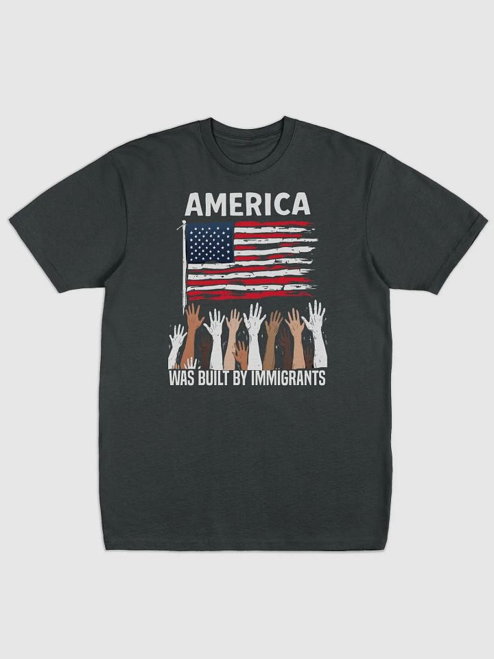 America Was Built by Immigrants Diversity Immigration Rights Men's Tee product image (1)