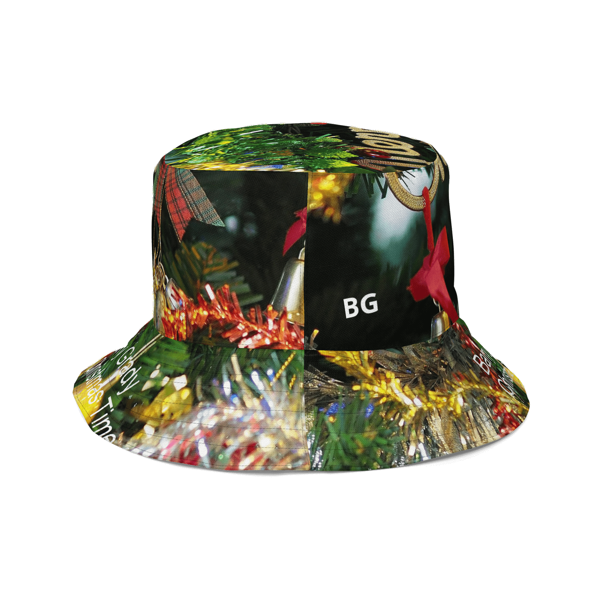 'Christmas Time (Far and Near)' Festive Reversible Bucket Hat product image (6)