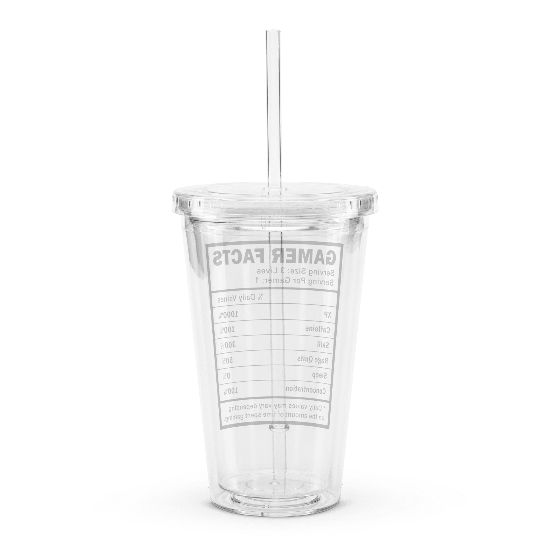 Gamer Facts 16 oz Plastic Tumbler product image (2)