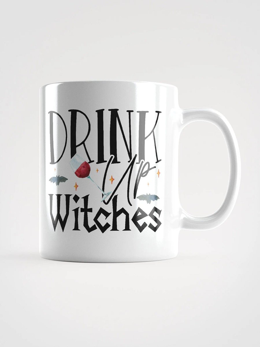 Drink Up Witches WHITE GLOSSY MUG - Witchy, Kitchen Witch, Magic Kitchen Gift product image (1)