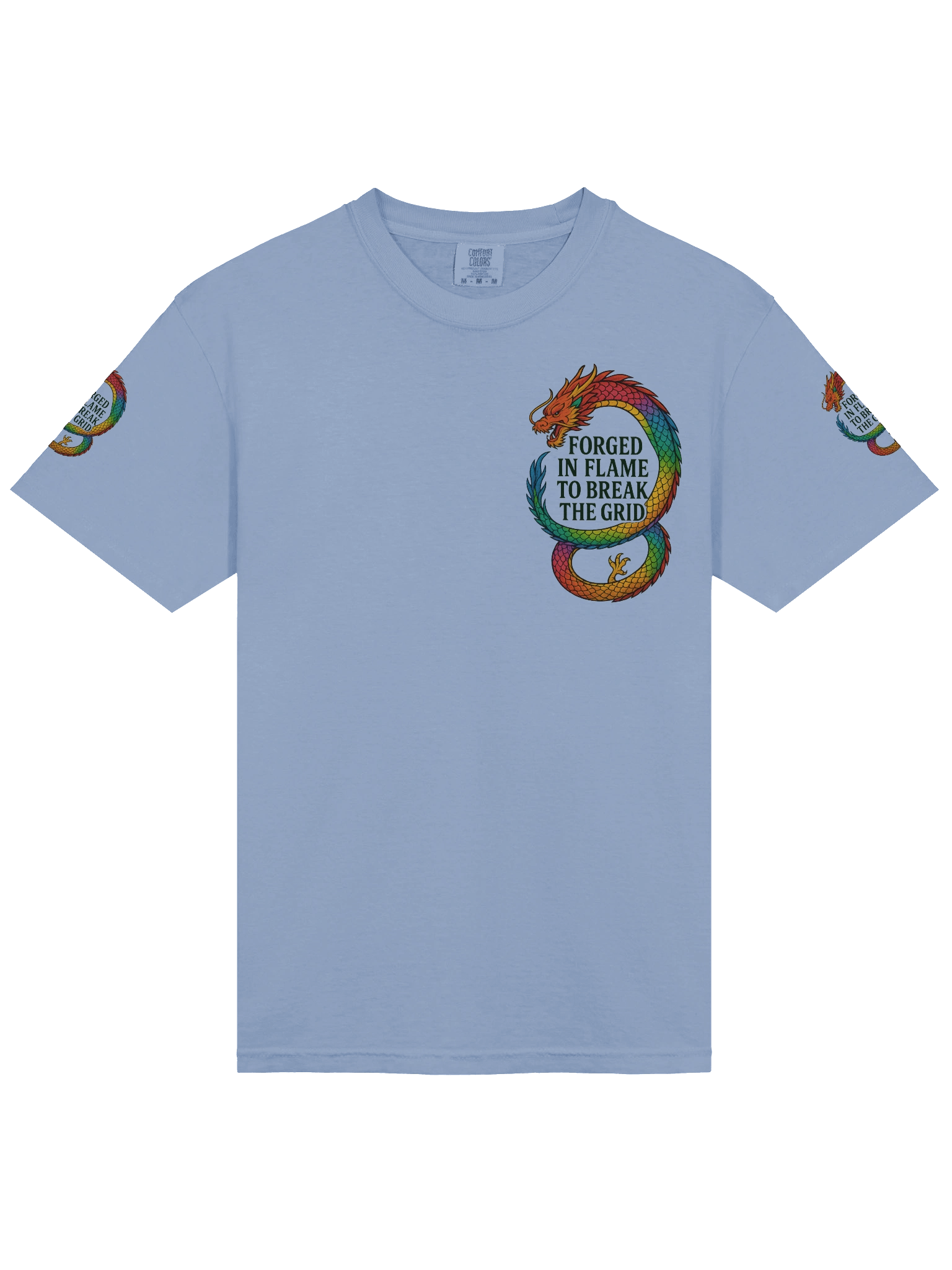 100% Cotton 🔥 Forged in Flame – Heavyweight Tee Soft on skin. Heavy in presence. product image (24)