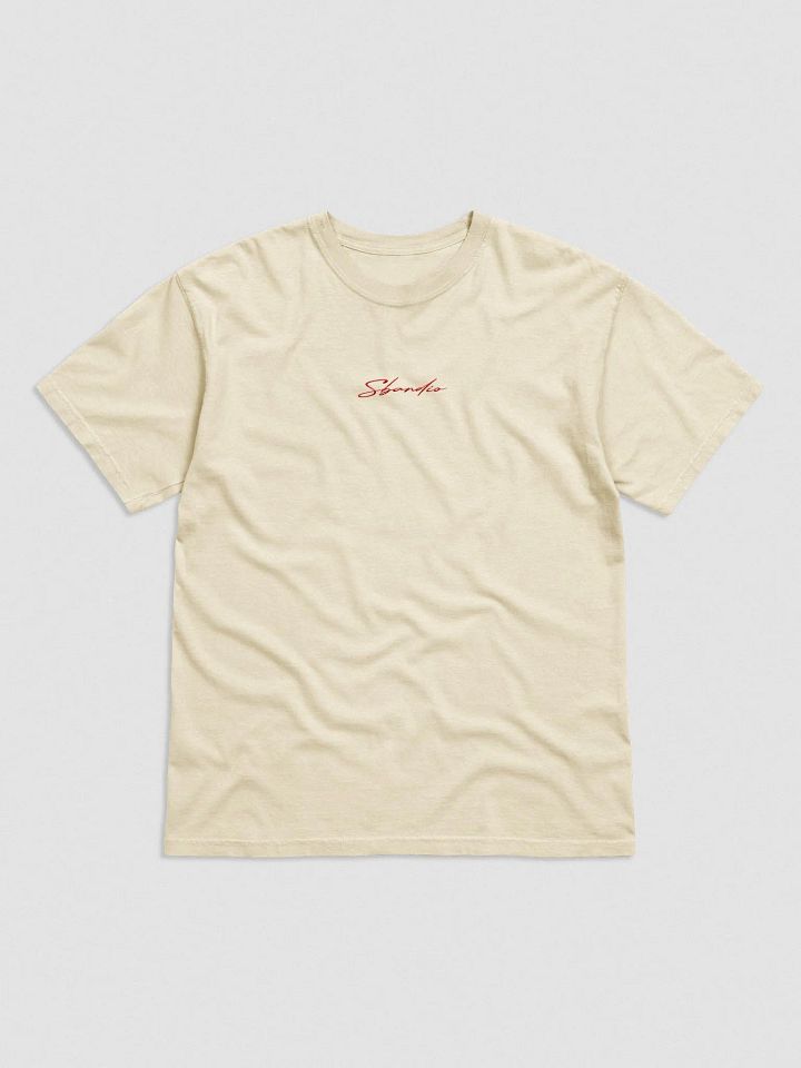 T- SHIRT logo SBANDIO ricamato ROSSO CORSIVO product image (2)