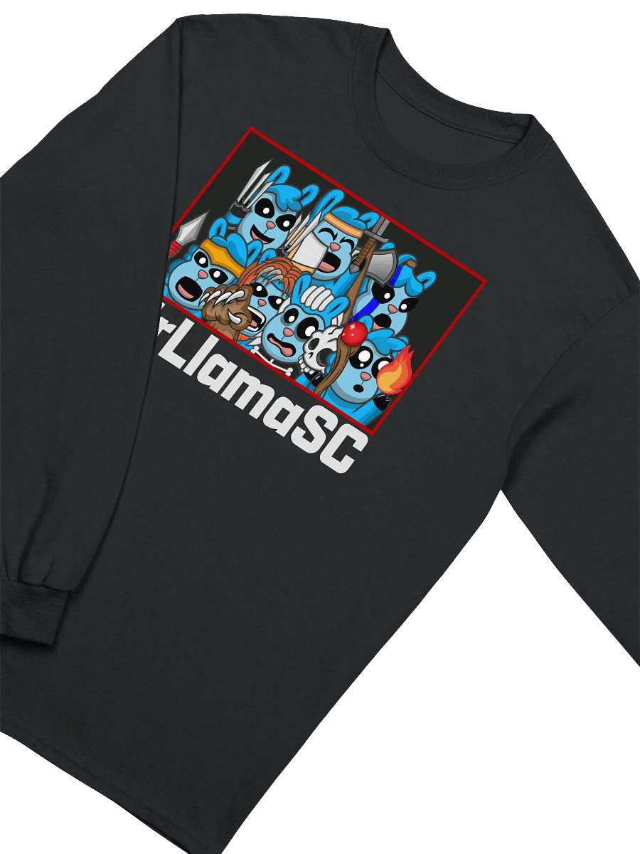 MrLlamaSC Llama Family Long Sleeve T-Shirt product image (9)