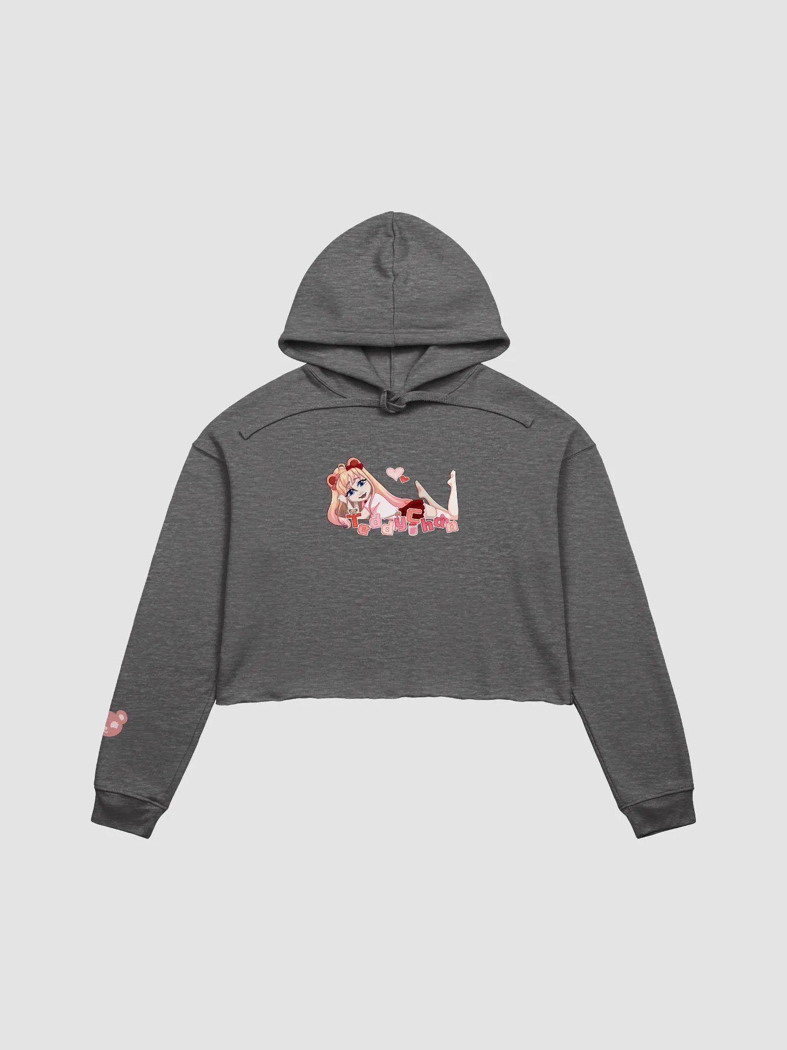 Valentine Teddy Logo Cropped Hoodie product image (3)
